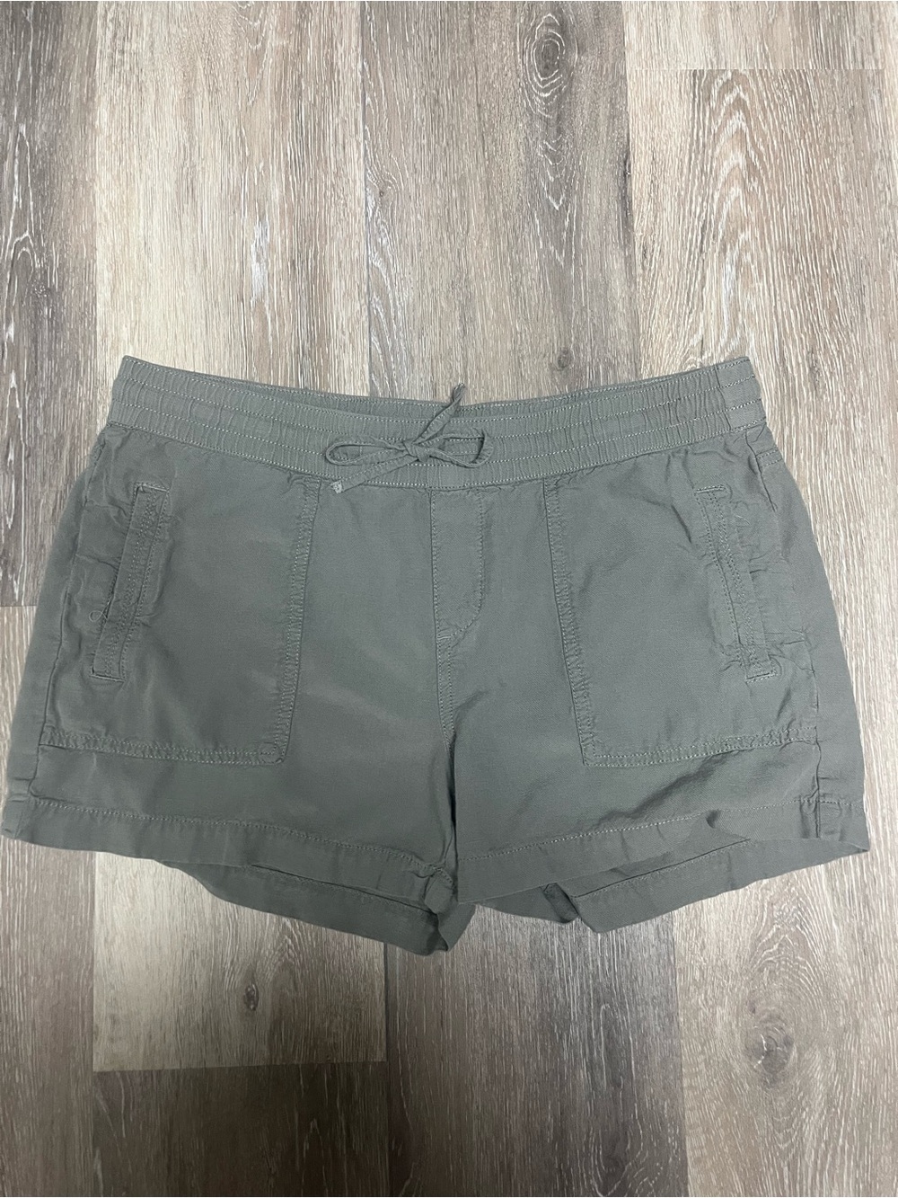 Maurices Olive Green Drawstring Athletic Shorts